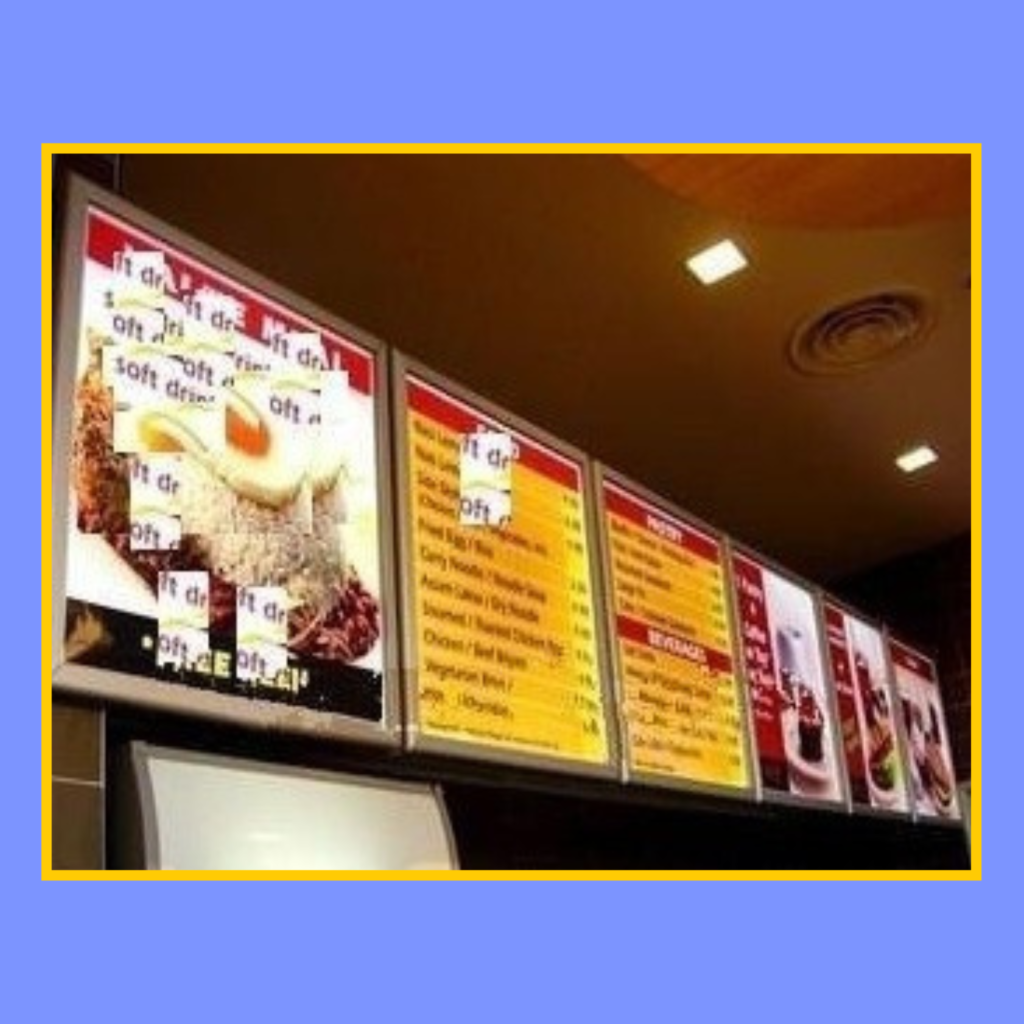 CLIP-ON SIGNAGES